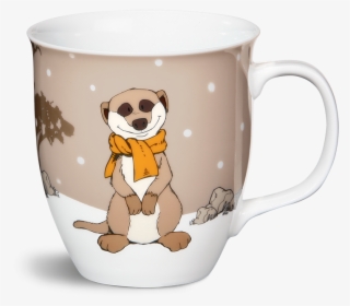 Cushion Meerkat W - Coffee Cup