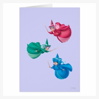 Sleeping Beauty Fairies Cards - Aurora Sleeping Beauty Godmothers
