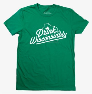 Drink Wisconsinbly Shamrock T-shirt