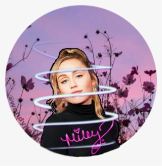Mileycyrus Sticker - Pink Flower Wallpaper Aesthetic