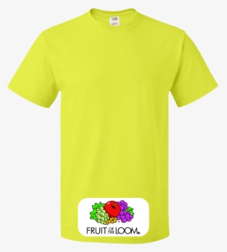 Fruit Of The Loom Custom Safety Green T Shirts - Neon Colors T Shirt