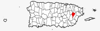 Juncos Located On The Map Of Puerto Rico - Aguas Buenas Puerto Rico Mapa