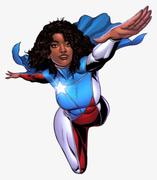 Photo Courtesy Of Somos Arte - Female African American Superhero