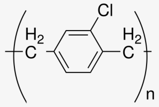 Parylene C Repeat Unit - Parylene C Chemical Structure