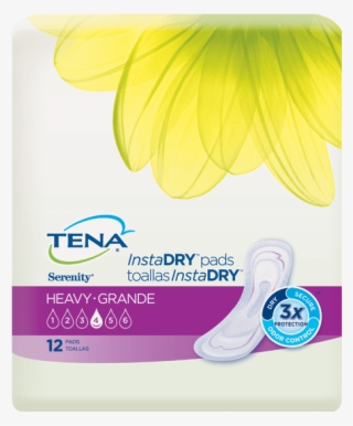 Tena Serenity Instadry Heavy Pads 47301 Us Pack Regular - Tena Lady