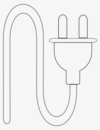 Electric Plug - Line Art