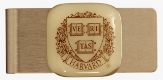 Harvard University Seal Glass Emblem Money Clip - Harvard University