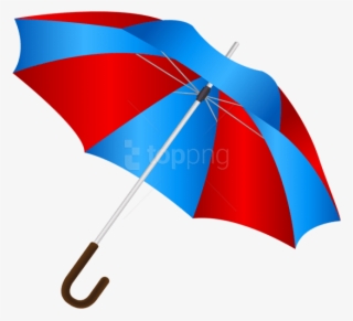Blue Red Umbrella Png