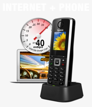 Dsl High-speed Internet & Phone - Yealink W52p Cordless Phone Transparent