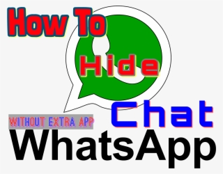 Whatsapp Chat Ko Hide Karne Ki Short Simple Trick - Graphic Design