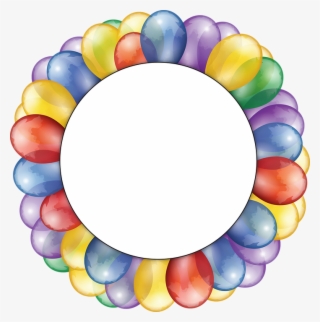 Balloons Circle Frame Copy Sp - Circle Frame Png