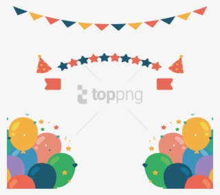Free Png Birthday Banner Vector Png Image With Transparent - Birthday Flag Vector Png