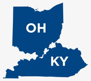 Open Doors In Kentucky And Ohio - State Of Ohio Vector