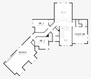 Image For Kaiser 2 Story Great Room Plan With Angled - Floor Plan