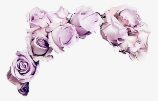 #flower #crown #flowercrown #tumblr #freetoedit - Purple Flower Crown Png
