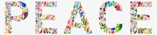 This Free Icons Png Design Of Prismatic Peace Typography