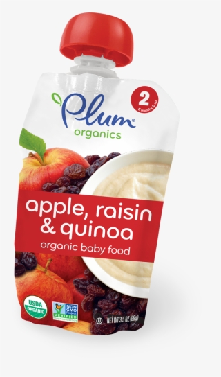 Plum Organics Stage 2 Second Blends Apple Raisin & - Plum Organics