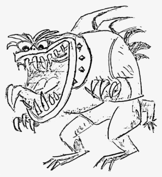 This Free Icons Png Design Of Lizard Monster