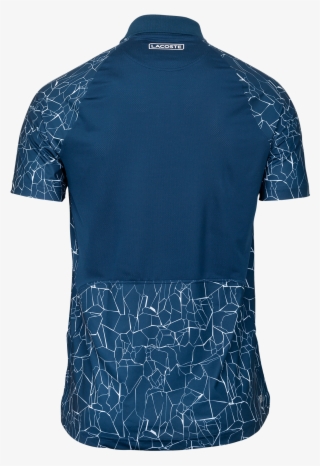 Sleeved Ribbed Collar Men's Tennis Polo Top - Active Shirt