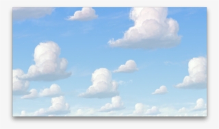 The Final Shot In The Movie - Toy Story Clouds Background