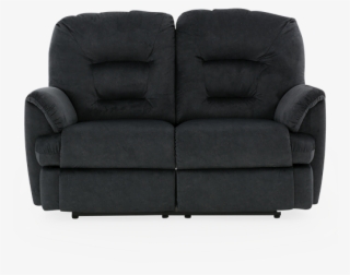 Image For Dark Blue Upholstered Reclining And Battery