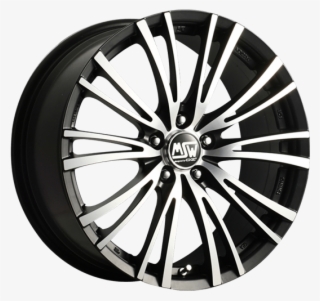 llanta msw 20 8x19 5*114 et45 bfp - oz wheels black silver