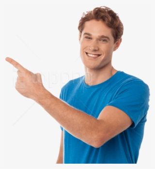 Free Png Download Men Pointing Left Png Images Background - Person Pointing Transparent Background