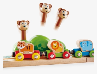 Music And Monkeys Railway Hape Toys - Hape E3825