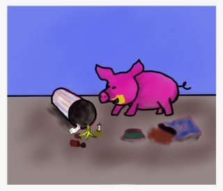 Arnold The Cute Little Pig With Personality - Cartoon