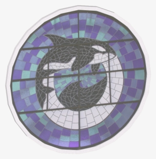 Stained Glass Killer Whale