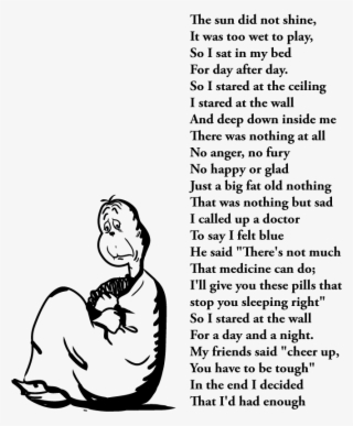 I Came Across This Reddit Thread, Write A Suicide Note - Dr Seuss Sad Poems