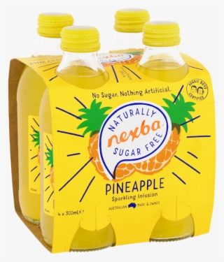 Nexba Naturally Sugar Free Pineapple Soft Drink - Bottle