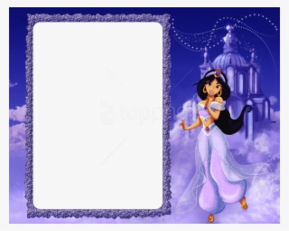 Free Png Best Stock Photos Princess Jasmine In Clouds - Princess Jasmine Photo Frame