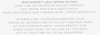 Text Email Spring Skiing - Document
