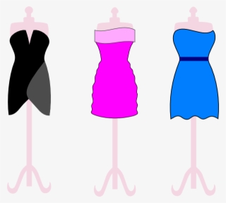 little black dress clipart