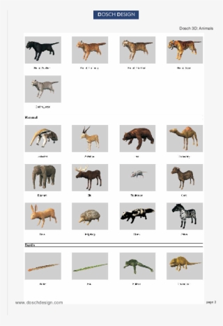 Attractive Quantity Discounts Up To 20% Are Displayed - Dosch Design 3d Animals