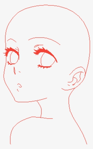 Main Image Anime Face Base By Potatosquad - Anime Face Base Png