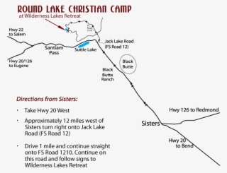 Map To Round Lake Christian Camp - Diagram