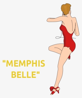 Memphis Belle Pin-up Nose Art - Memphis Belle Pin Up Girl