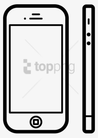 Free Png Iphone Side View Vector Png Image With Transparent - Iphone Side Icon