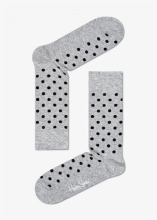 Dot Sock - Black, Grey - Sock