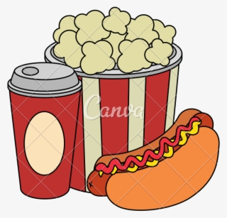 Delicious Hot Dog With - Illustration