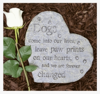 Paw Prints On Our Hearts - Heart