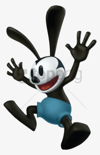 Free Png Download Oswald The Lucky Rabbit Jumping Clipart - Oswald The Lucky Rabbit