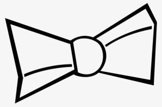 Vector Illustration Of Bow Tie Necktie Clothing Apparel - Как Нарисовать Галстук Бабочку