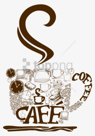 Free Png Cup Coffee Vector Png Image With Transparent - Vector Cafe Logo Png