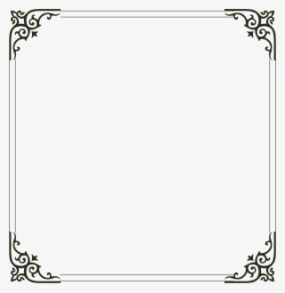 Picture Simple Frame Computer File Border Clipart - Border Simple Frame Png