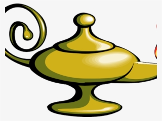Genie Lamp Clipart Aladdin Magic Carpet - Imagenes De Lampara Magica