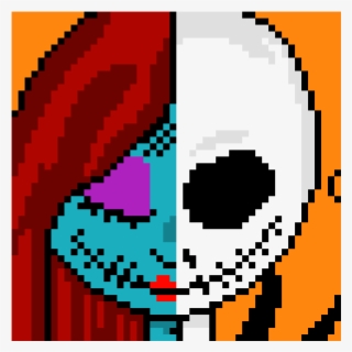 Jack And Sally - Nightmare Before Christmas Pixel Art