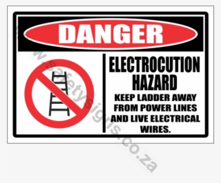 danger electrocution hazard sign - sign